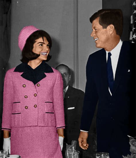 jacqueline kennedy wear her pink chanel suit|jackie kennedy dress after assassination.